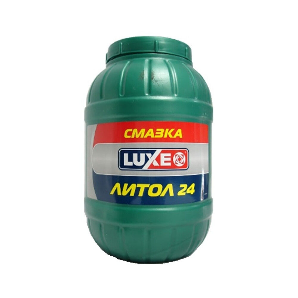 Смазка Литол-24 Люкс литиевая, пластиковая банка 2,1 кг (уп. 9 шт.)