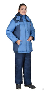 Куртка рабочая Фристайл цв. синий/ голубой, женская #1