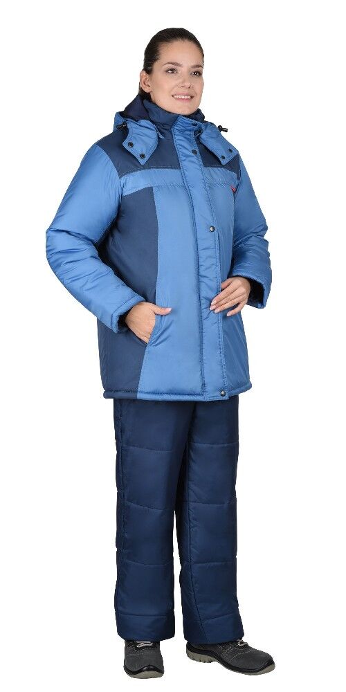 Куртка рабочая Фристайл цв. синий/ голубой, женская