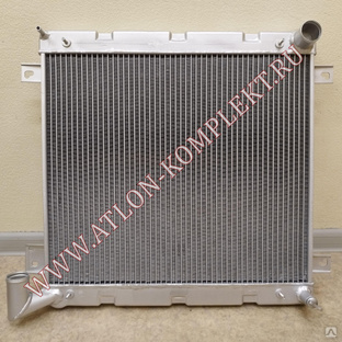 Радиатор ГАЗель-Бизнес с Cummins 2,8 алюминиевый LRc 03028b (073-1301010) #1