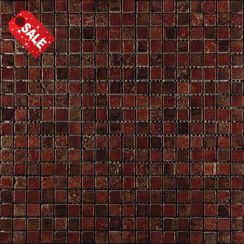 Мозаика Skalini Castle CTL-1 Мрамор коричневый, поверхность микс