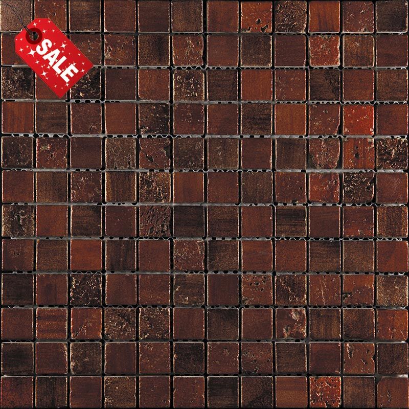 Мозаика Skalini Castle CTL-2 Мрамор коричневый, поверхность микс