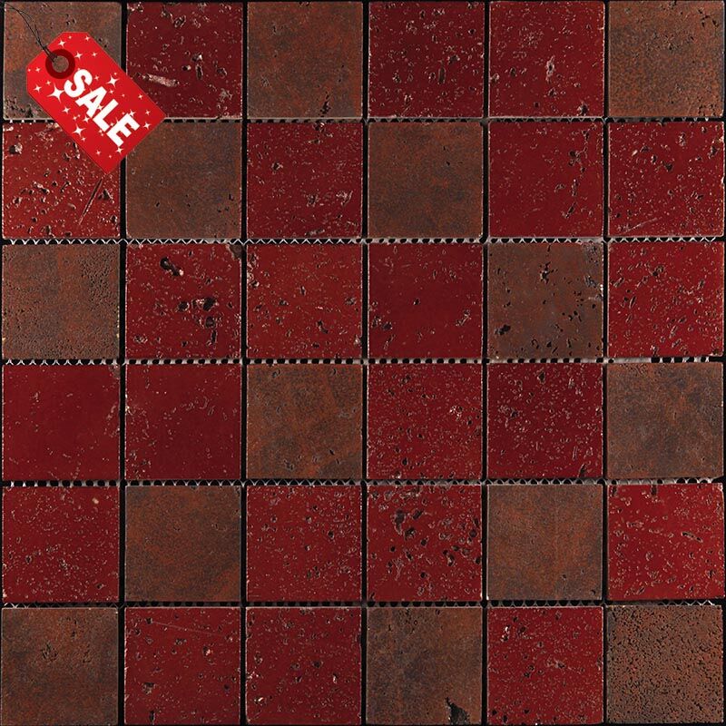 Мозаика Skalini Gerold GRD-3 Мрамор коричневый, красный, поверхность микс