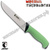 Нож кухонный разделочный 18 см Jero 3070TR (зелёная прорезиненная ручка). #3