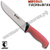 Нож кухонный разделочный 18 см Jero 3070TR (красная прорезиненная ручка). #4
