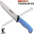 Нож кухонный разделочный 18 см Jero 3070TR (синяя прорезиненная ручка). #5