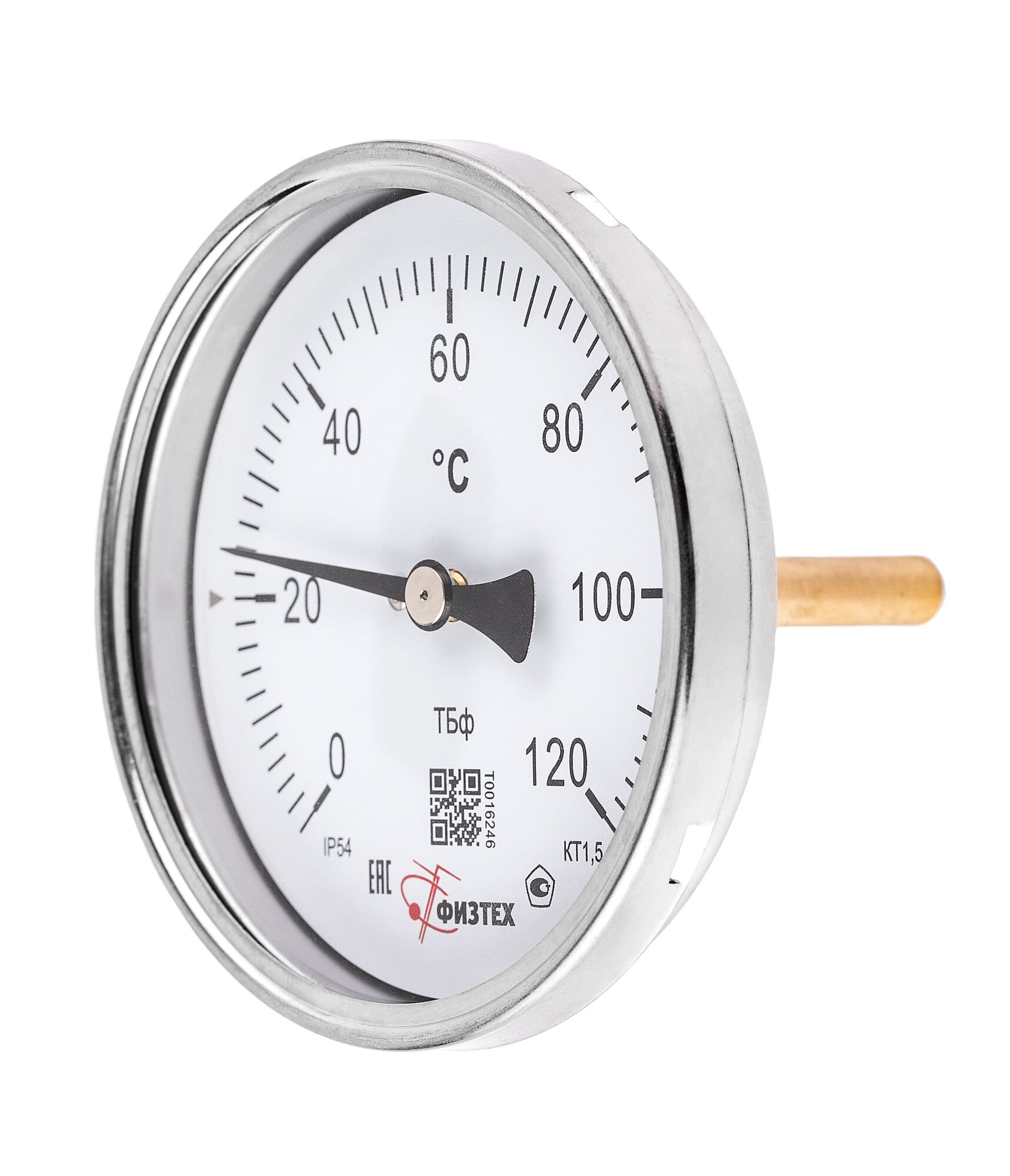 Общетехнические биметаллические термометры ТБф-120 d.100 2
