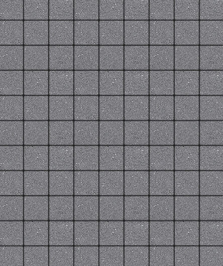 Тротуарная плитка Стандарт Квадрат Б.3.К.6 100х100 мм, высота 60 мм Серый