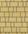 Тротуарная плитка Старый Город А.1Фсм.4 см, комплект из 3 видов плит 260х160 мм, высота 40 мм Желтый, Оранжевый #2