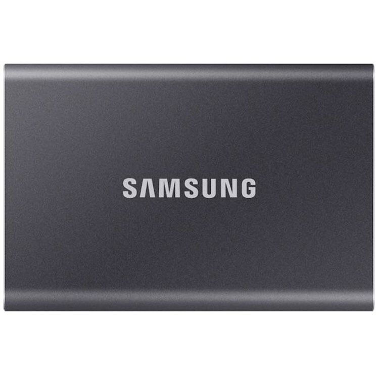 500 ГБ Внешний SSD Samsung T7, USB 3.2 Gen 2 Type-C, серый