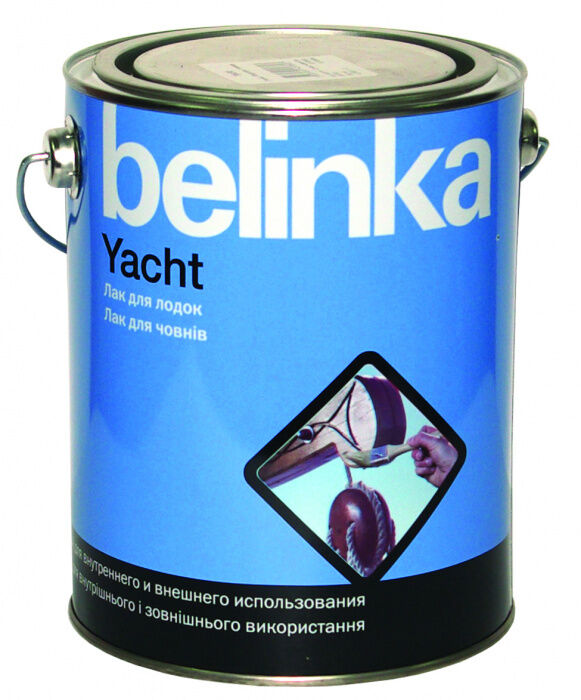 Лак яхтный Belinka Yacht глянцевый 2,7л белинка