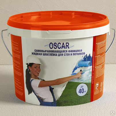 Самовыравнивающаяся жидкая финишная шпатлёвка «Oscar» ООО 