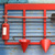 Щит пожарный открытый сборно-разборный металлический без комплекта 1050х1250х15 мм #1