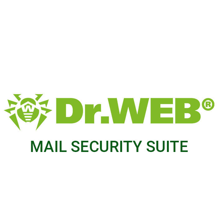 Лицензия на 1 год ( 5 шт) Dr.Web Mail Security Suite+Центр управления+Антиспам - Антивирус