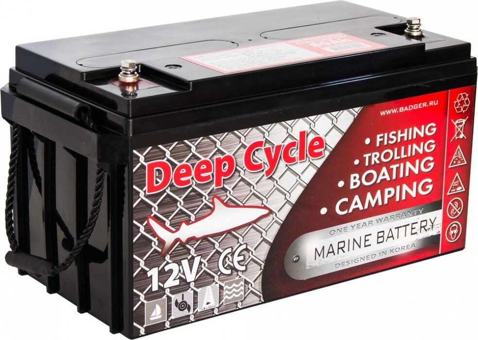 Внешний аккумулятор Marine Deep Cycle AGM 80Ah 12V (6FM80D-X)