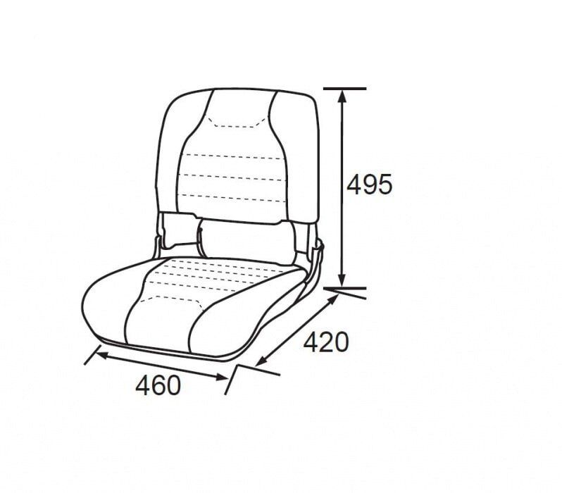 Кресло Highback Seat всепогодные (75145GR)