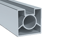 Алюминиевая стойка для лестничного ограждения (балясина) 40*1,6 мм однопазная