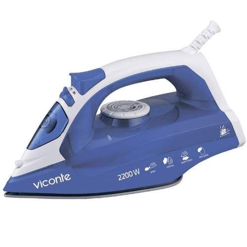 Утюг VICONTE 2200 ВТ VC-4302 антипригарное покрытие синий
