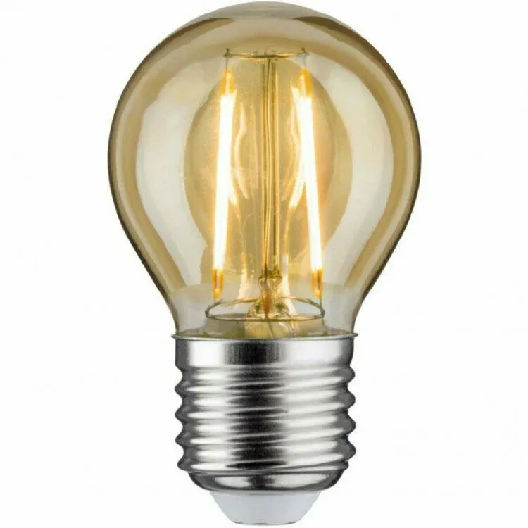 Лампа светодиодная фиолентовая для Белт-лайт 2Вт, 220В Е27 45мм прозрачная, тёплая белая