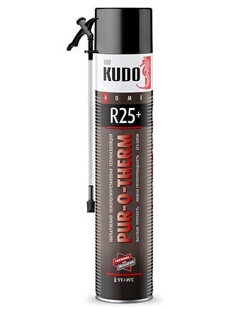 Напыльник KUDO HOME ппу бесшовный теплоизоляция высокой плотности; 1000 мл /12 KUPHTER10R25+ /840