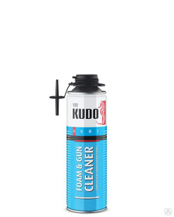 Очиститель KUDO HOME FOAM&GUN CLEANER Очиститель монтажная пены ; 650 мл /12 KUPH06C /1152 