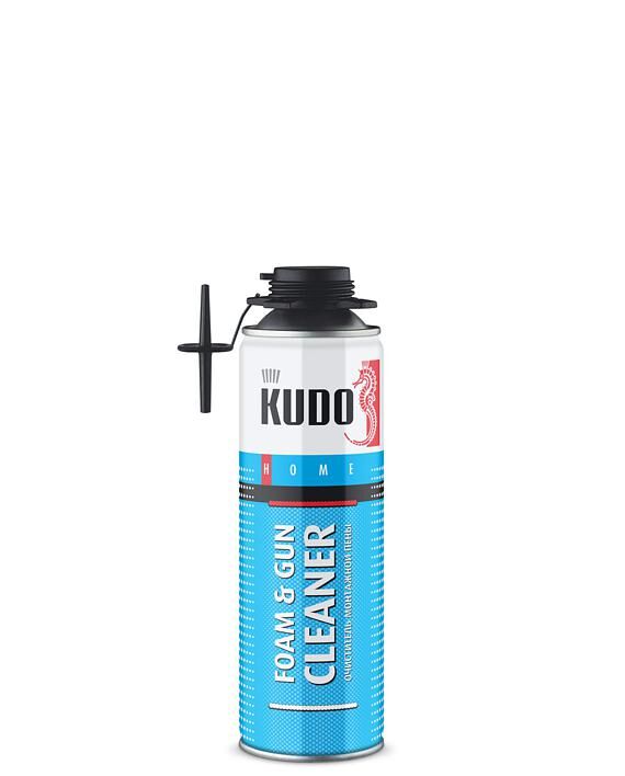 Очиститель KUDO HOME FOAM&GUN CLEANER Очиститель монтажная пены ; 650 мл /12 KUPH06C /1152