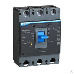 Выключатель автоматический 3п 1250 А 50кА NXM-1600S регулир. (R) CHINT 844318 