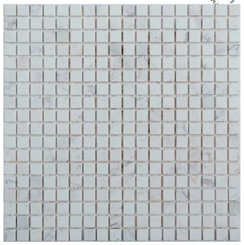 Мозаика каменная KP-735 NSmosaic белая полированная Dolomiti bianco