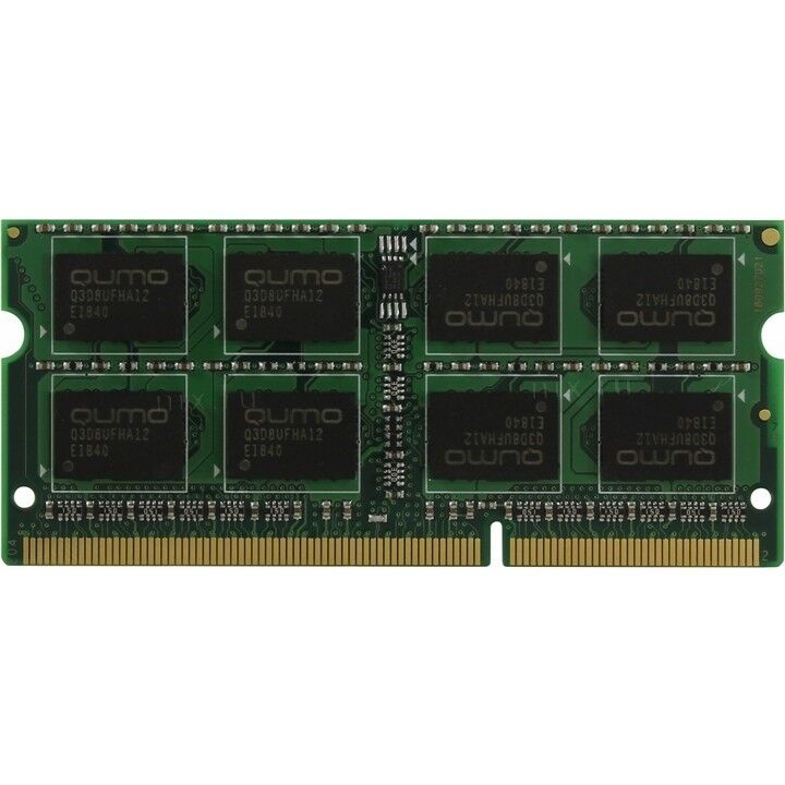 QUMO DDR3 SODIMM 8GB QUM3S-8G1600C11L PC3-12800, 1600MHz, 1.35V OEM/RTL Qumo