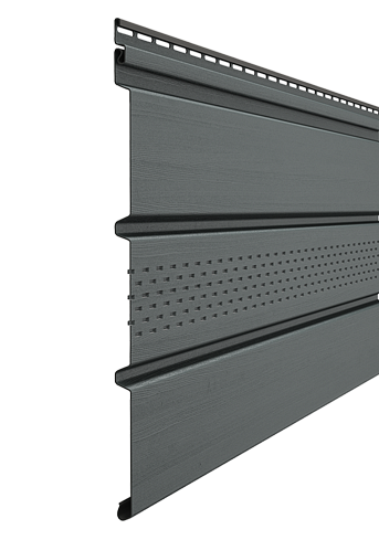 Софит Docke Standard Т4 с частичной перфорацией, 3000x305 мм, цвет графит