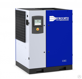 Винтовой компрессор Ceccato CSC 40 IVR 4-10 бар, пр-ть 1,47-4,9 м3/мин, мощ. двигателя 30 кВт, 1420х1060х1630 мм 