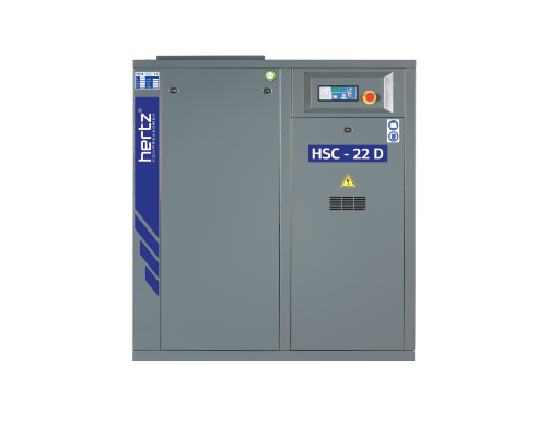 Винтовой маслонаполненный компрессор HSC 110D, производительность 19,5 м3/мин, 2500 х 1400 х 2037 мм