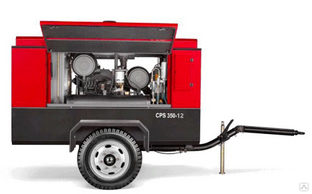 Дизельный компрессор Chicago Pneumatic CPS350-12, производительность 10.4 м3/мин, мощ. двигателя 97 кВт 