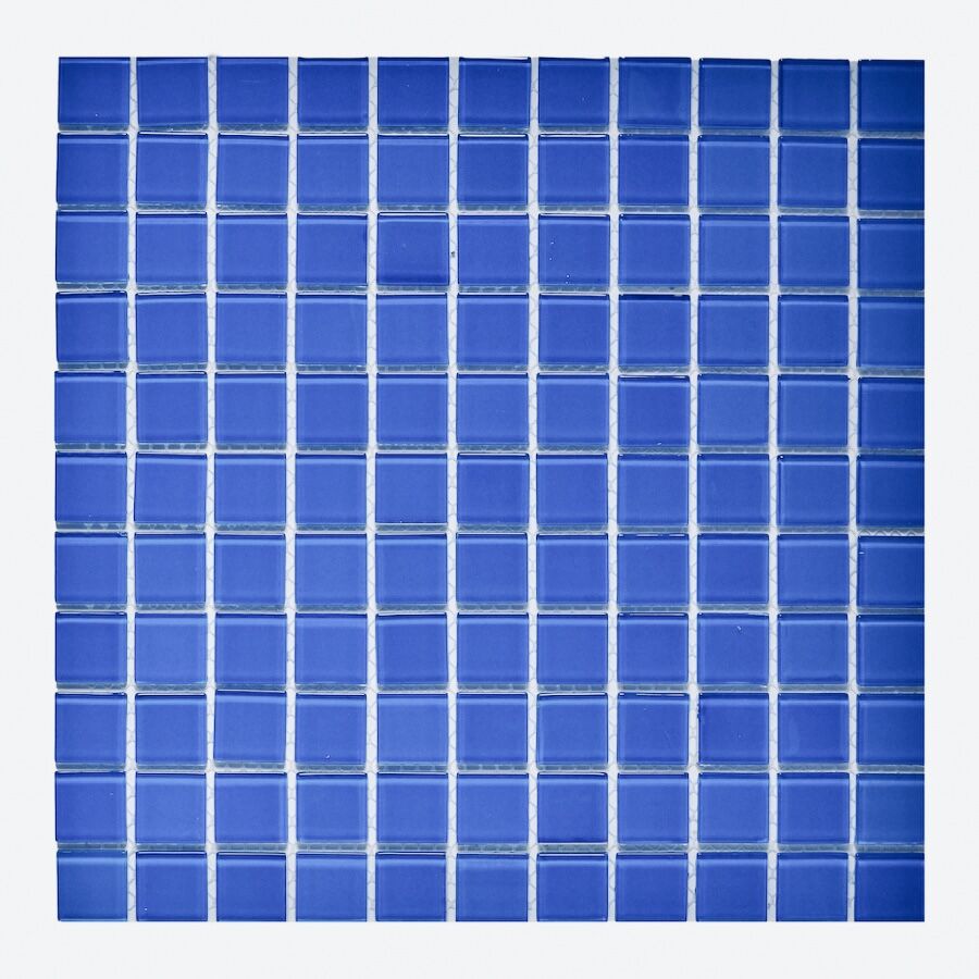 Мозаика стеклянная PIX003 Pixmosaic синяя PIX 003
