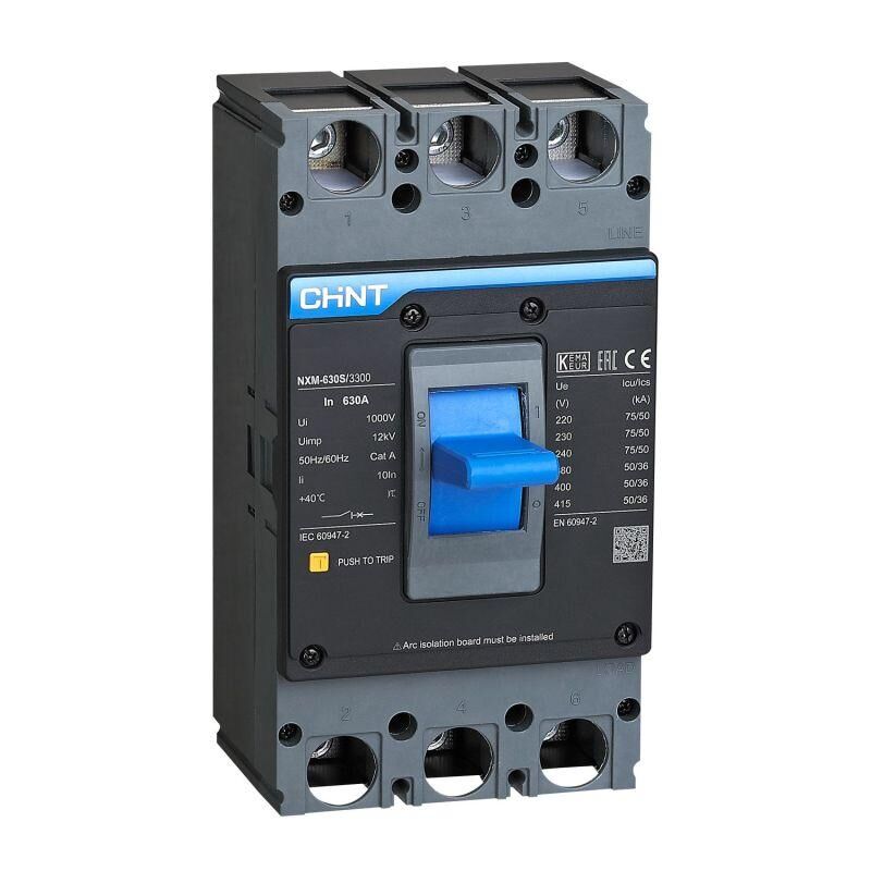 Выключатель автоматический 3п 500 А 50кА NXM-630S (R) CHINT 131374