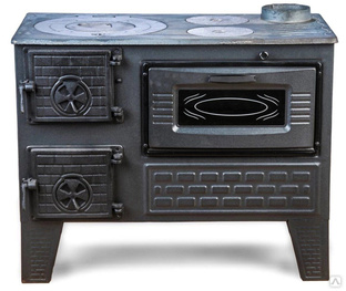 Отопительно-варочная печь с духовкой МастерПечь ПВ-04 Печи #1