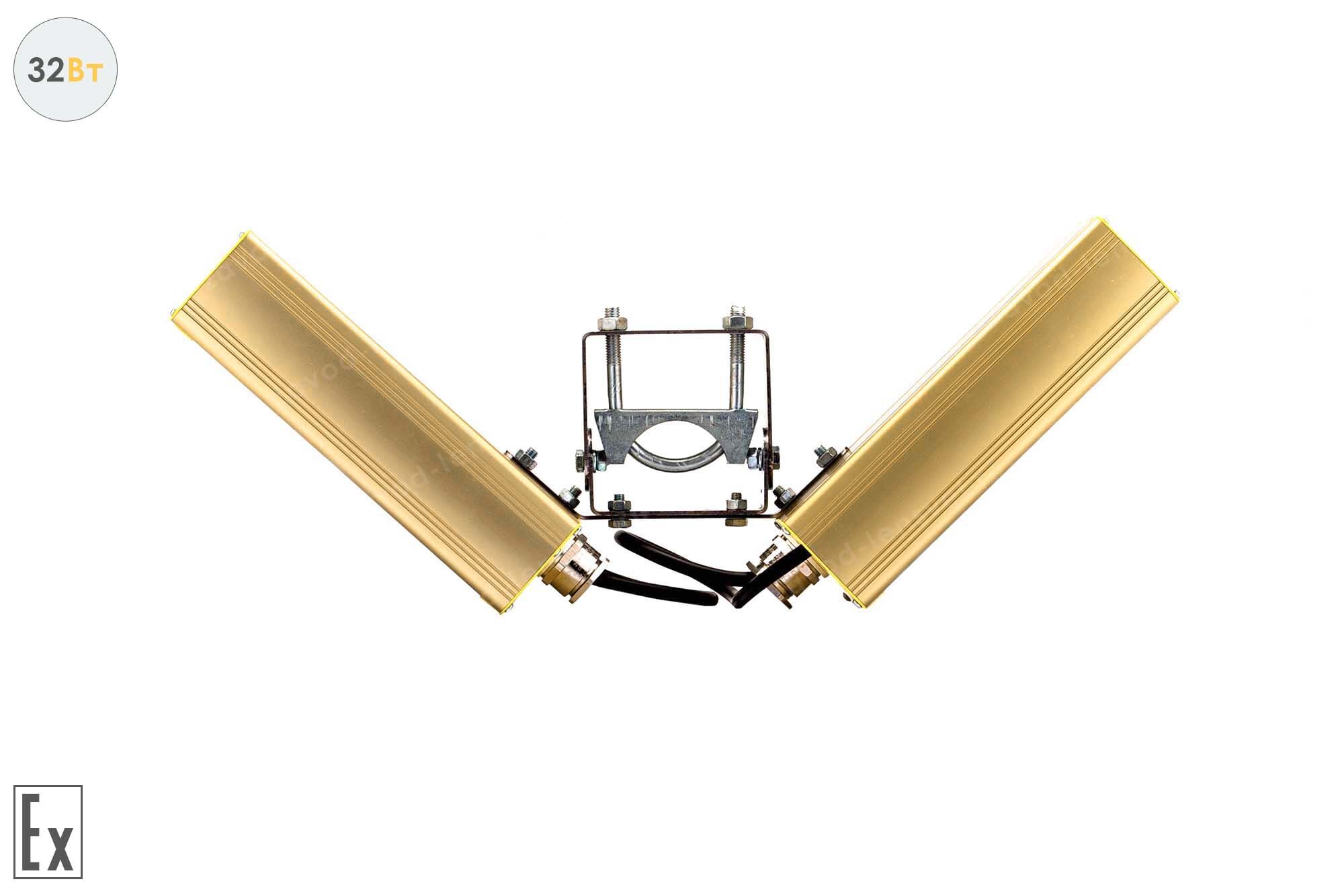 Светильник взрывозащищенный светодиодный Модуль Галочка GOLD, универсальный, 32 Вт