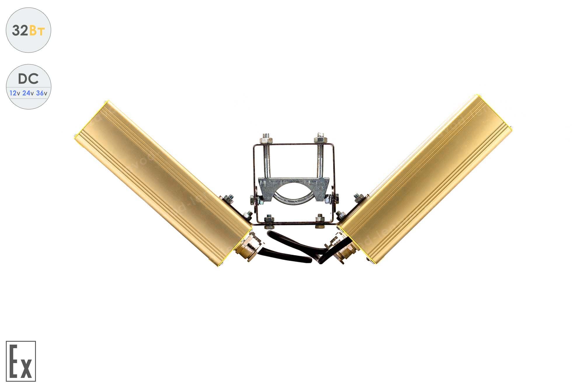 Светодиодный светильник Низковольтный Модуль Взрывозащищенный Галочка GOLD, универсальный, 32 Вт, 120°