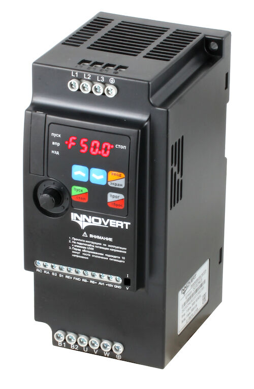 Частотный преобразователь INNOVERT ISD551M43E / ISD551M43B (0,55 кВт 3ф 380В)