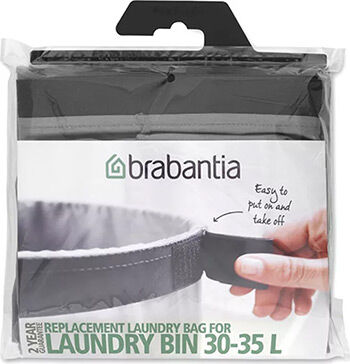 Мешок для белья Brabantia 102325 съемный 35л серый