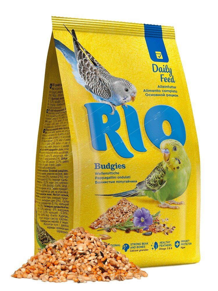 Корм для волнистых попугаев RIO 1кг (4) 36505