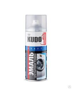 Эмаль KUDO для бытовой техники белая 1311 аэрозоль краска 520 ml. /6 KU-1311 