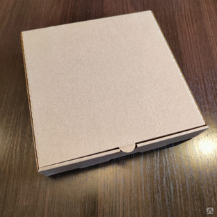 Картонная коробка для пиццы 390х390х30 мм 