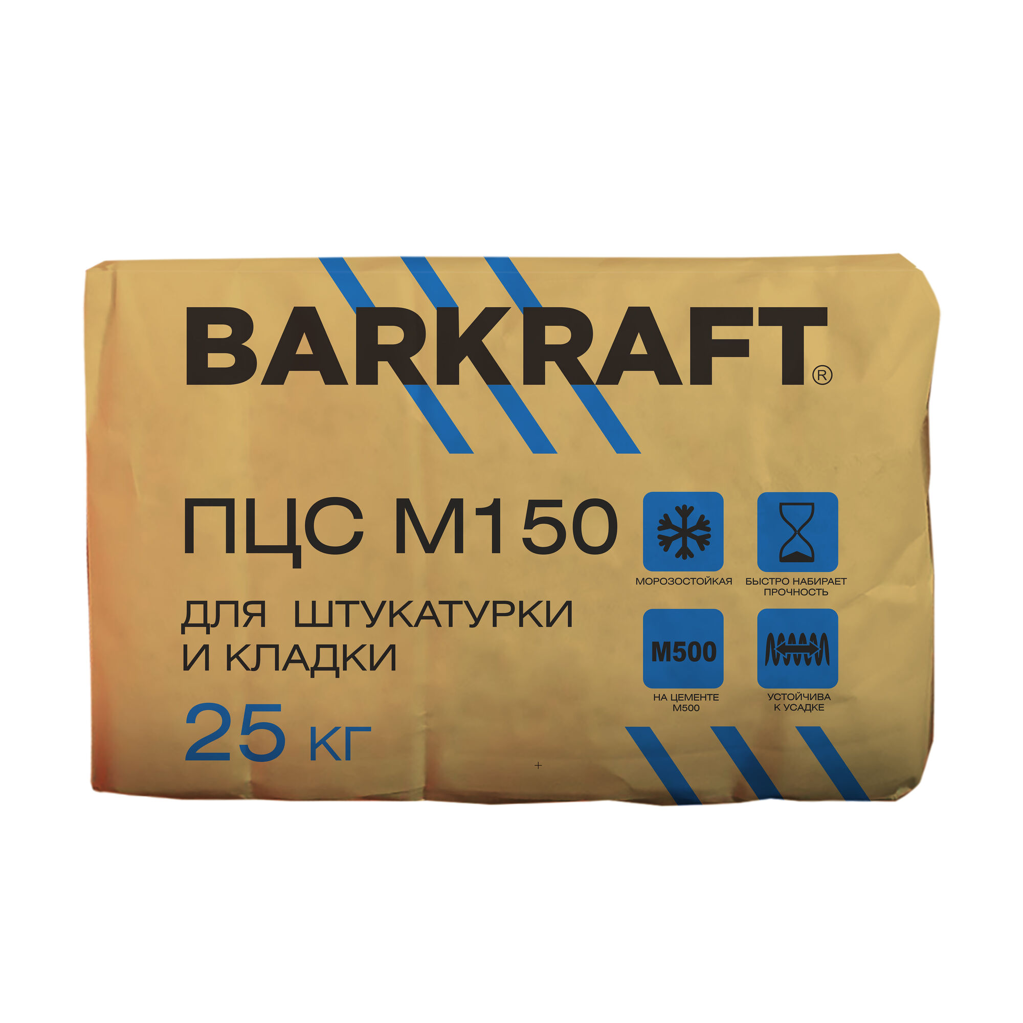 Песчано-цементная смесь М150 Баркрафт (25 кг56шт/под.)