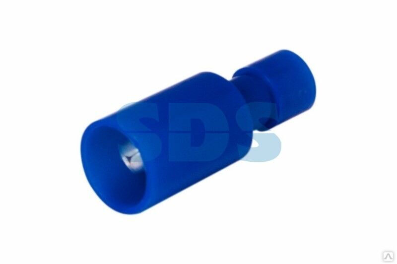 Разъем штекерный полностью изолированный штекер 4 мм 1.5-2.5 мм² (РШПи-п 2.5-4/РшИпп 2-5-4) синий REXANT