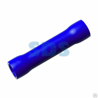 Соединительная гильза изолированная L-26 мм 1.5-2.5 мм² (ГСИ 2.5/ГСИ 1,5-2,5) синяя REXANT 