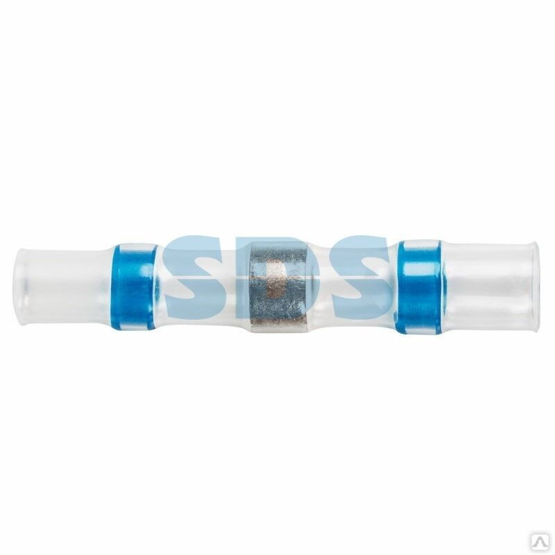Гильза кабельная изолированная ПК-т 2.5 термоусаживаемая под пайку L-40 мм 1.5-2.5 мм² синяя REXANT