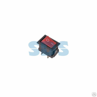 Выключатель клавишный 250 V 3А (2с) ON-OFF красный Micro REXANT 