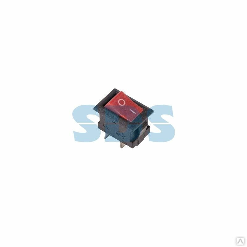 Выключатель клавишный 250 V 3А (2с) ON-OFF красный Micro REXANT