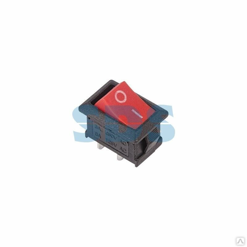 Выключатель клавишный 250 V 6А (2с) ON-OFF красный Mini (RWB-201, SC-768) REXANT